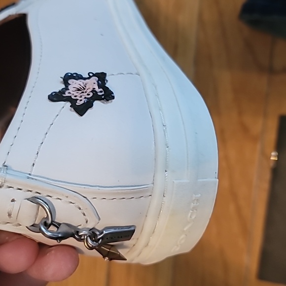 Coach Star Sequin Beaded Slip-On Sneakers NWT Size 11 | Rare Statement Loafers W - Picture 5 of 11